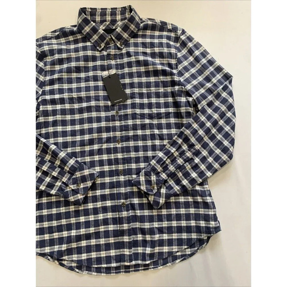 Rails Men's Blue Reid Long Sleeve Button Down Shirt Medium NWT - Picture 3 of 12